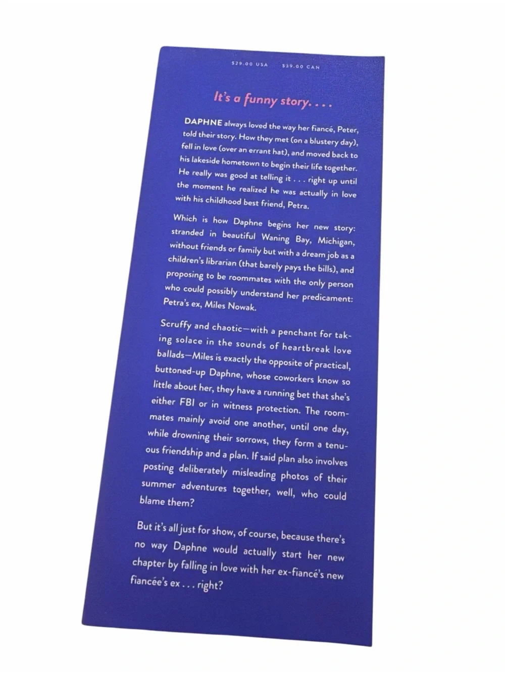 Funny Story by Emily Henry Hardcover